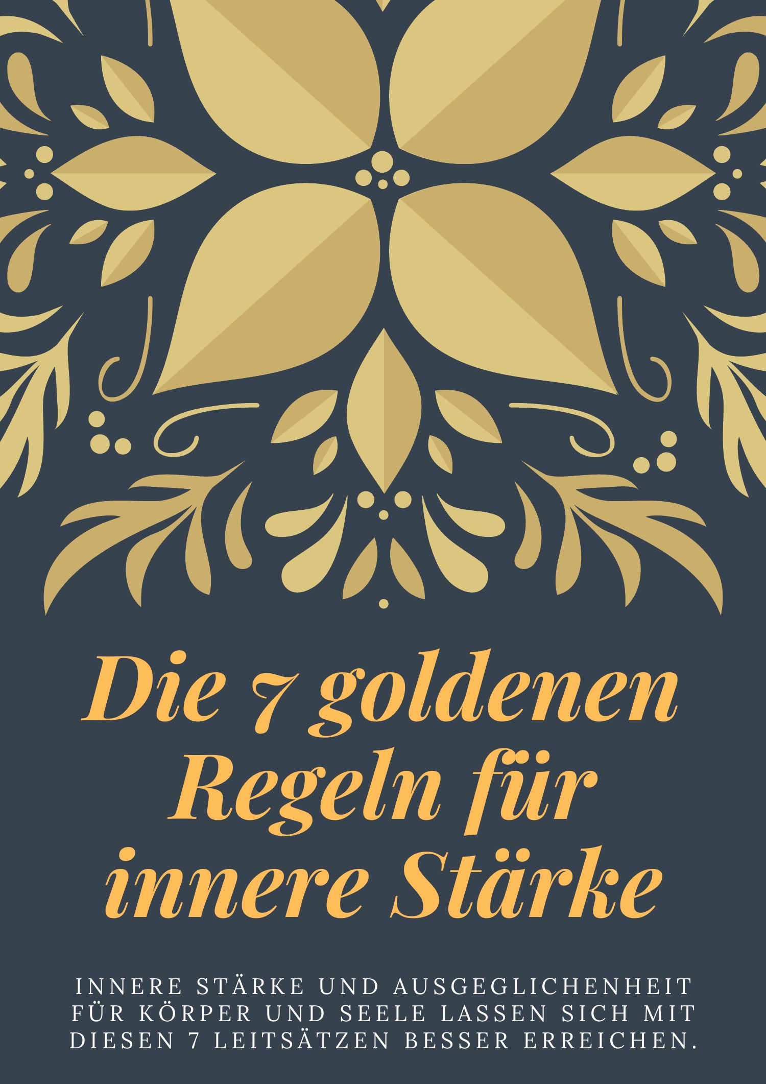 Titelseite des PDF-Guides Die 7 goldenen Regeln für innere Stärke